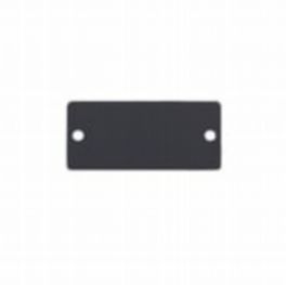 Kramer - Signal Management W-BLANK (B) Wall Plate Insert - Blank Slot Cover Plate - Black